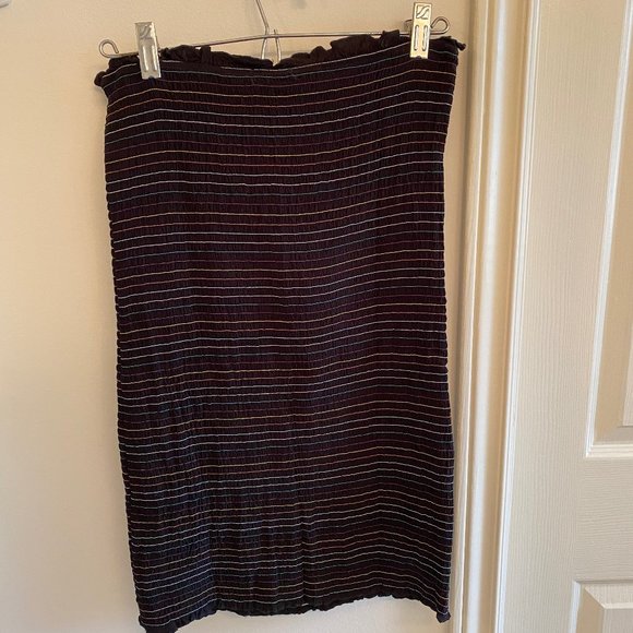 Forever 21 Rainbow Stripe Tube Dress - Picture 2 of 4